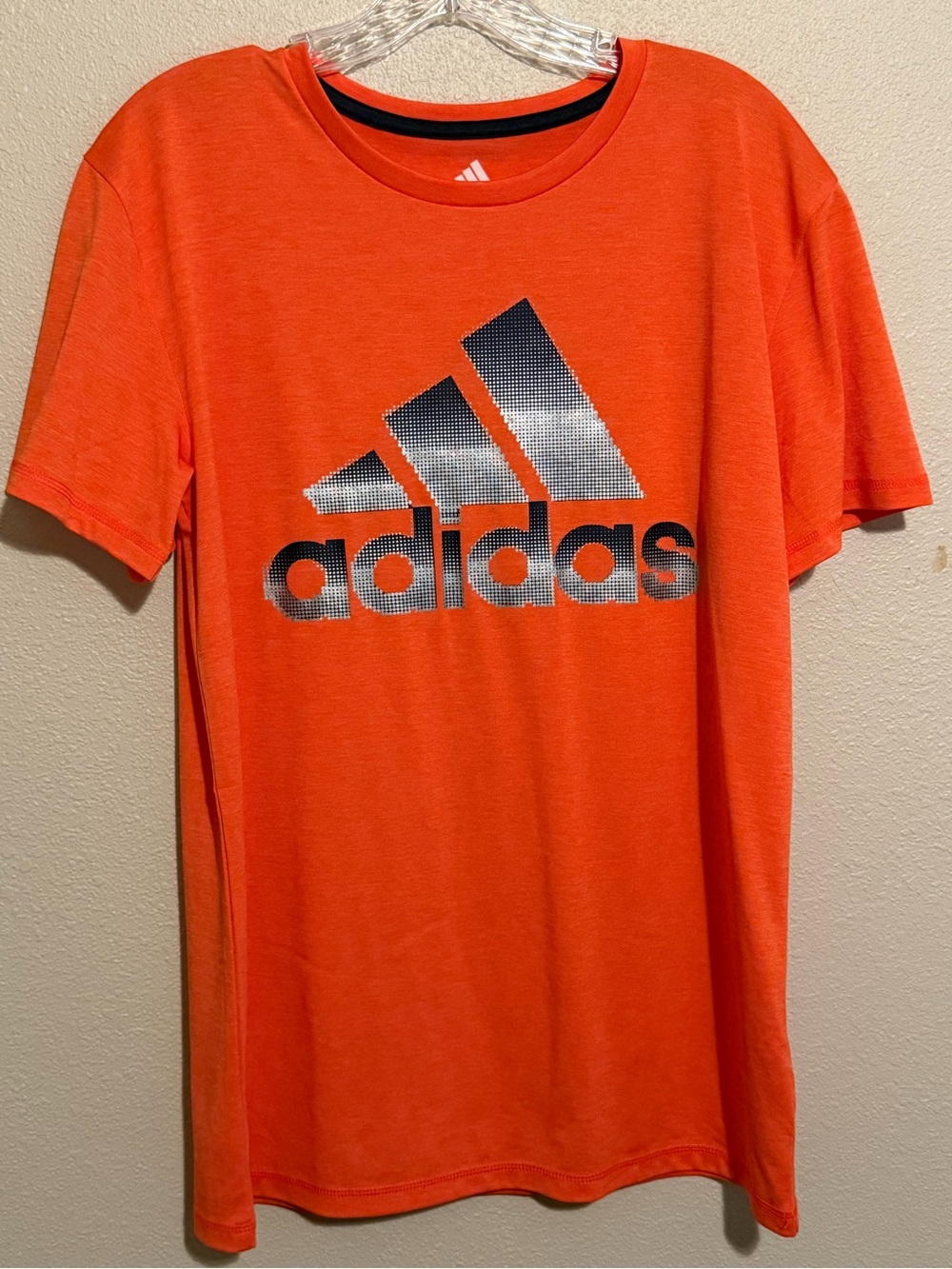 adidas Kids Orange Logo Tee